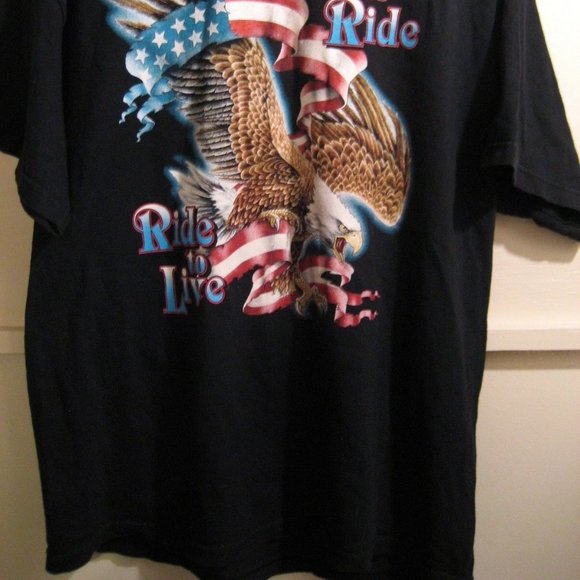 " live to ride - ride to live" xl t shirt - Picture 2 of 6